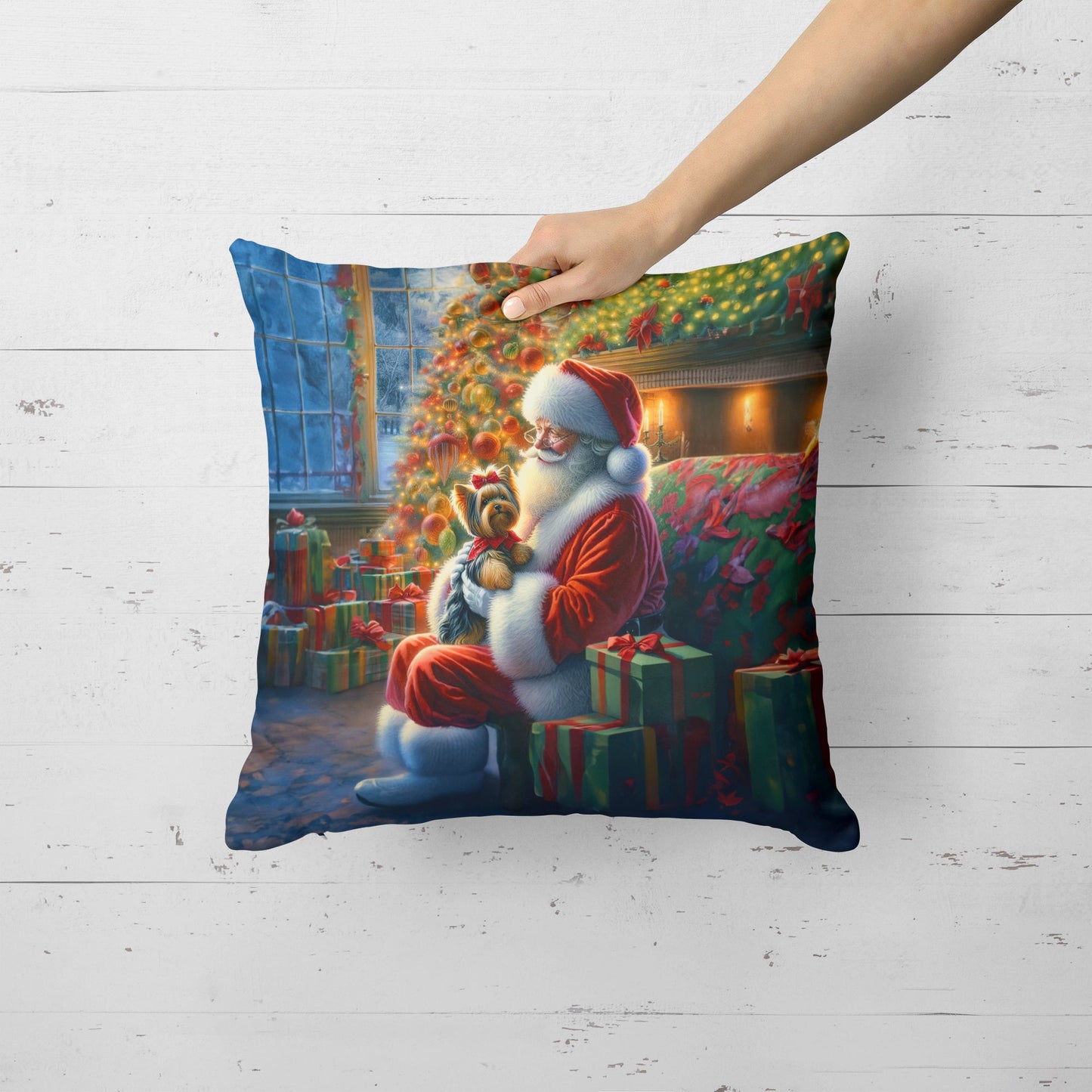Santa Claus Throw Pillow