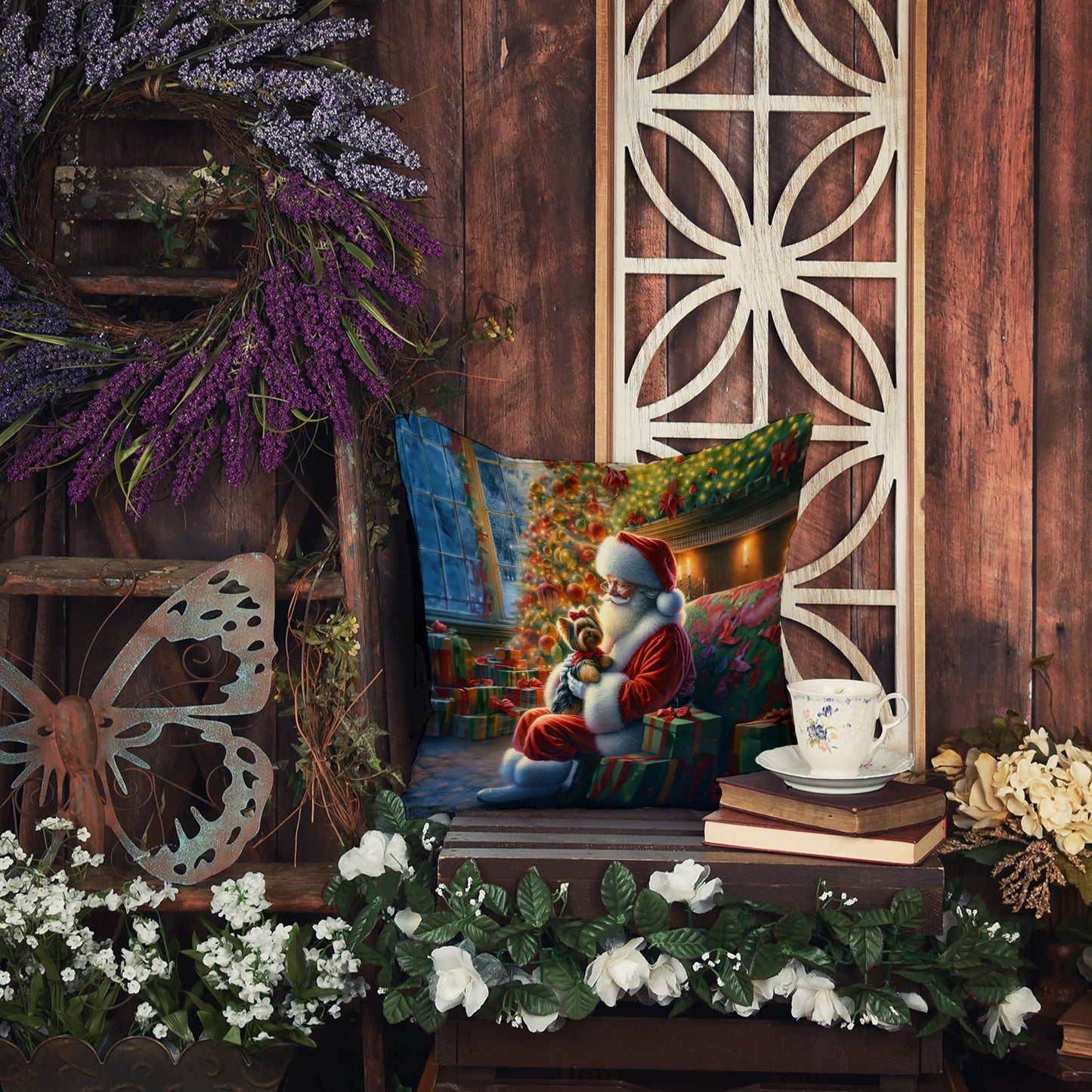 Santa Claus Throw Pillow