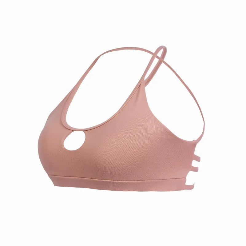 Backless Cross Back Sports Bra | Fitness Wear