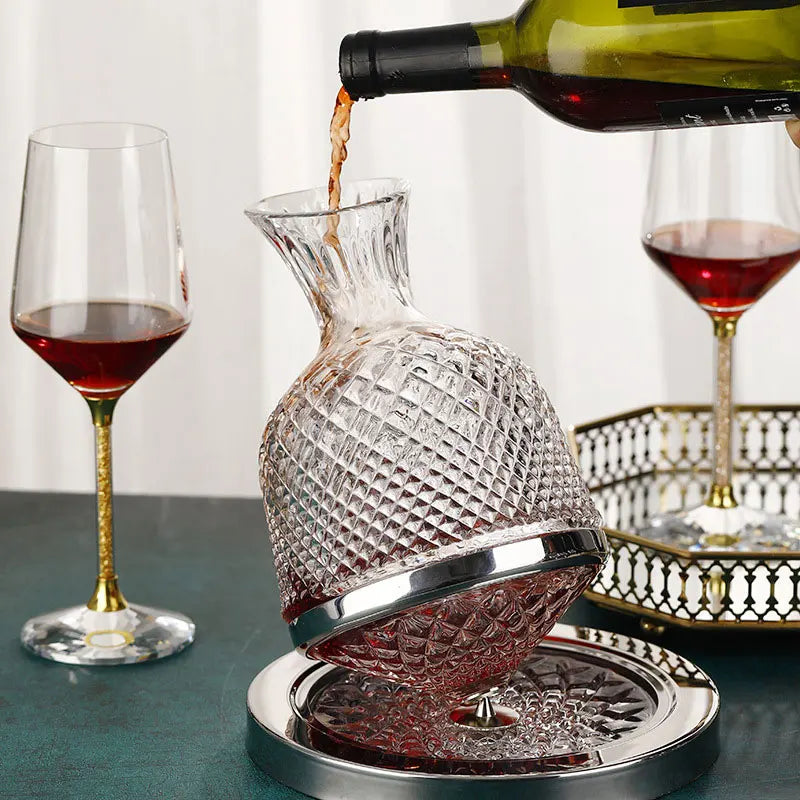 360 Rotating Wine Decanter | Glassware