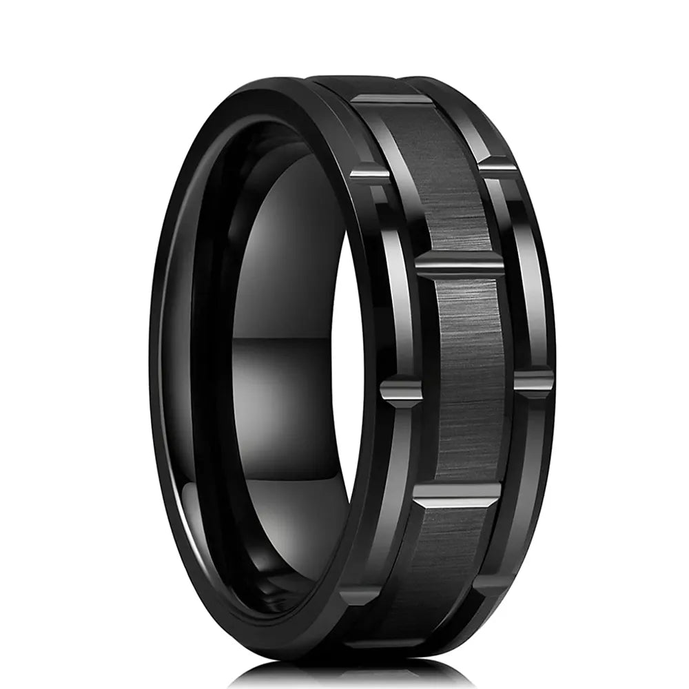 Modern Men bStainless Steel Ring | Silver