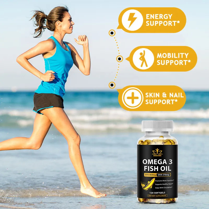 Omega 3 Fish Oil - Immune & Heart Support