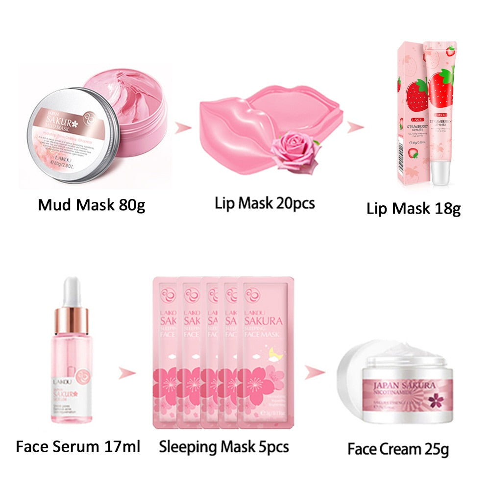 Sakura Skin Care Set