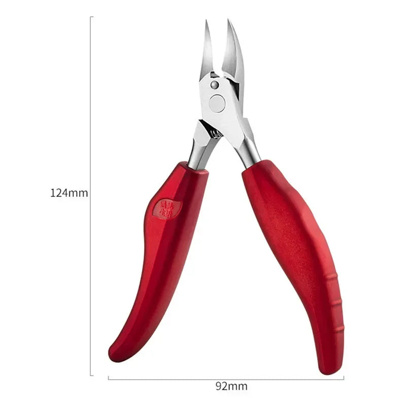 1Pc Toe Nail Clippers Nail Correction Thick Nails Ingrown Toenails Nippers Cutters Dead Skin Dirt Remover Pedicure Care Tool