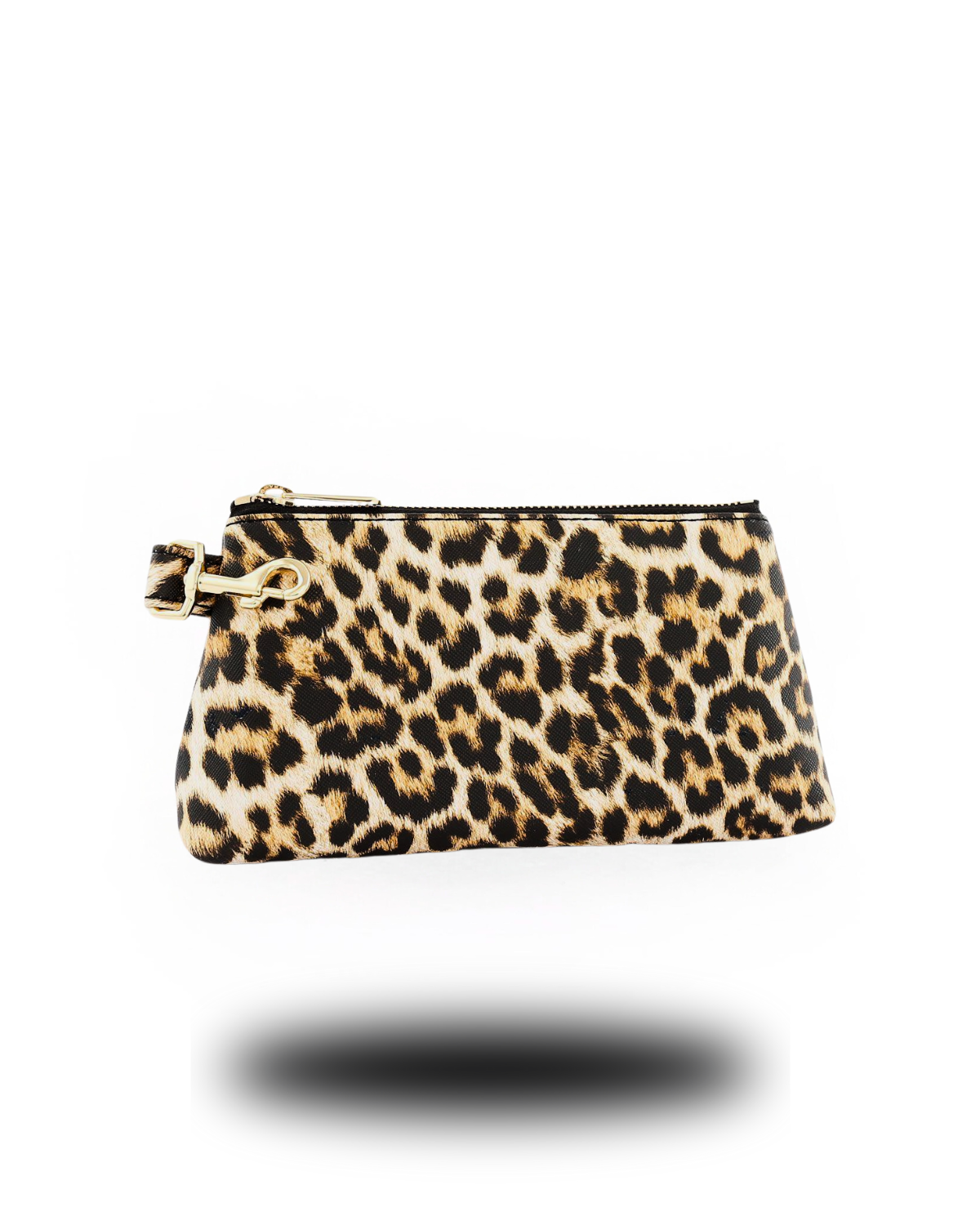 Leopard Vegan Leather Clutch