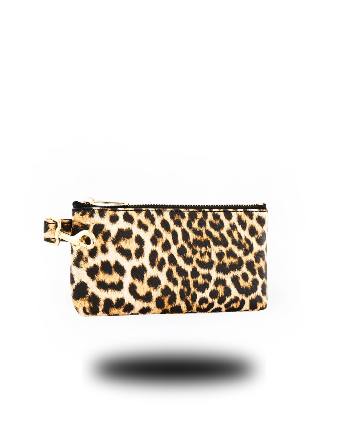 Leopard Vegan Leather Clutch