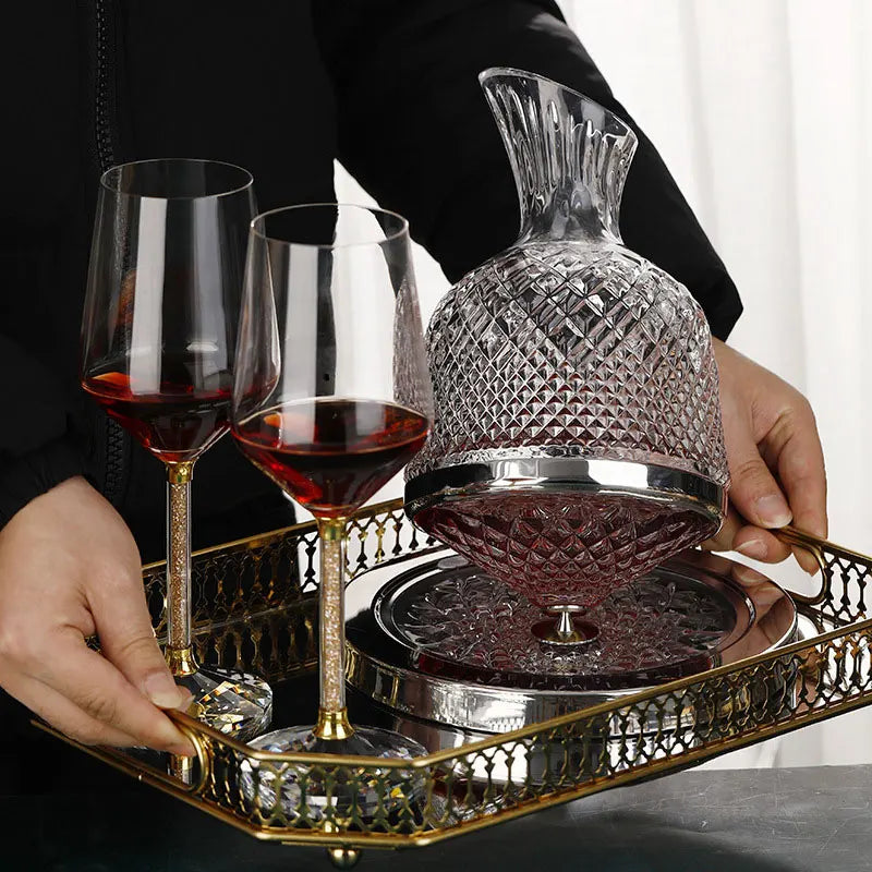 360 Rotating Wine Decanter | Glassware