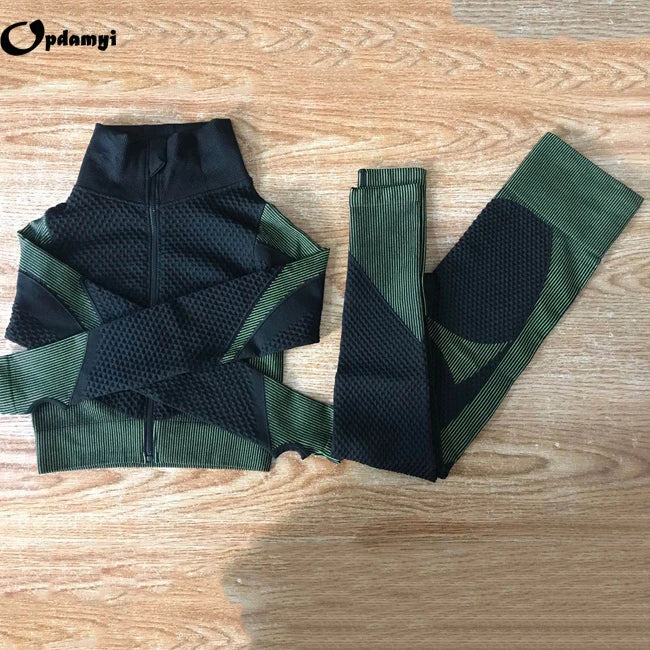 Seamless Workout Yoga Set | Active Wear