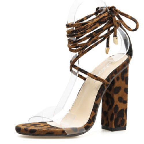 Leopard Strap High-Heels | Sexy Women