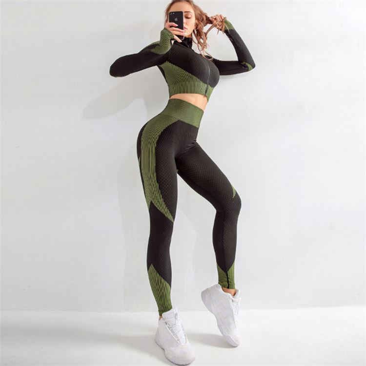 Women Yoga Long Sleeve Suit