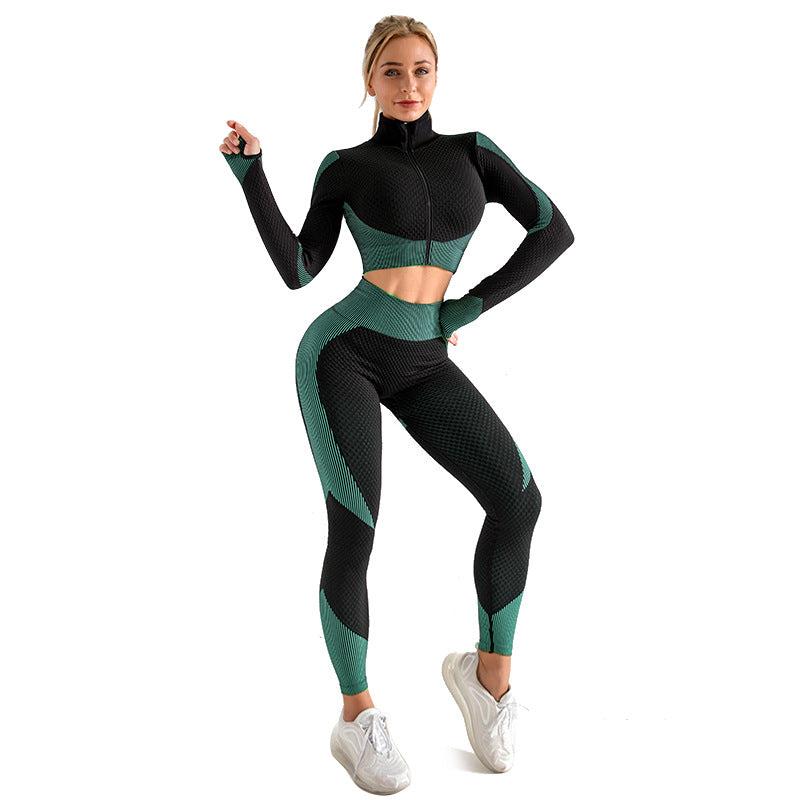 Women Yoga Long Sleeve Suit