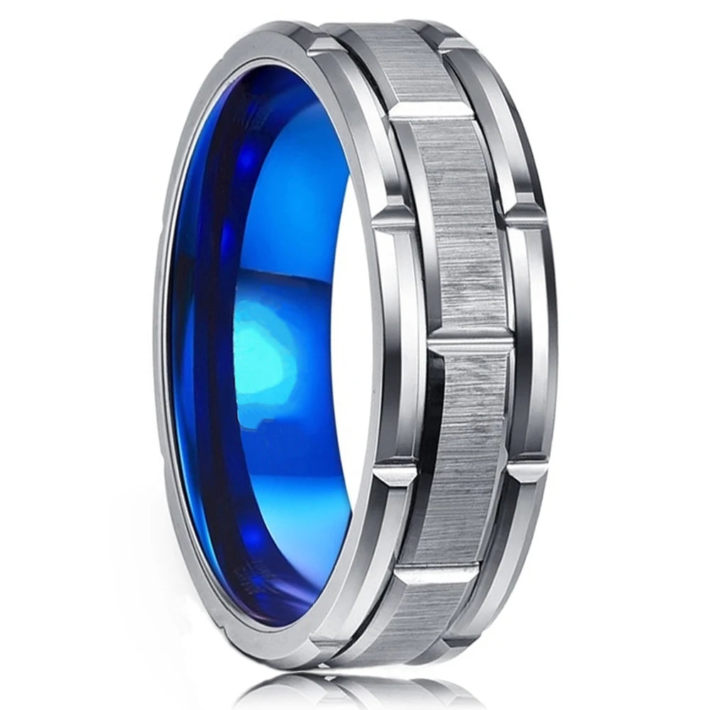 Modern Men bStainless Steel Ring | Silver