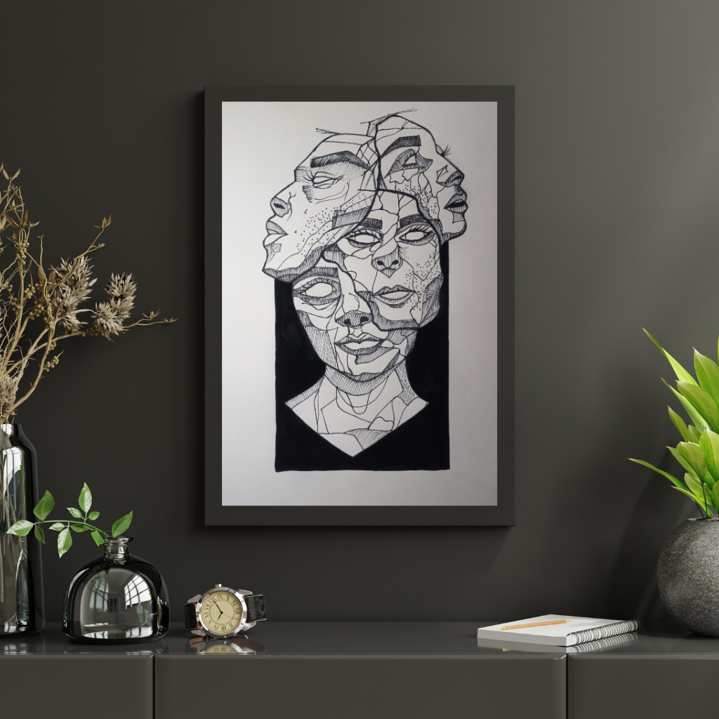 Abstract Woman | Unveiling the Inner Self