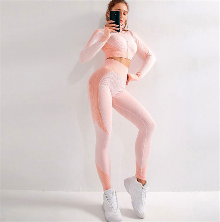 Women Yoga Long Sleeve Suit