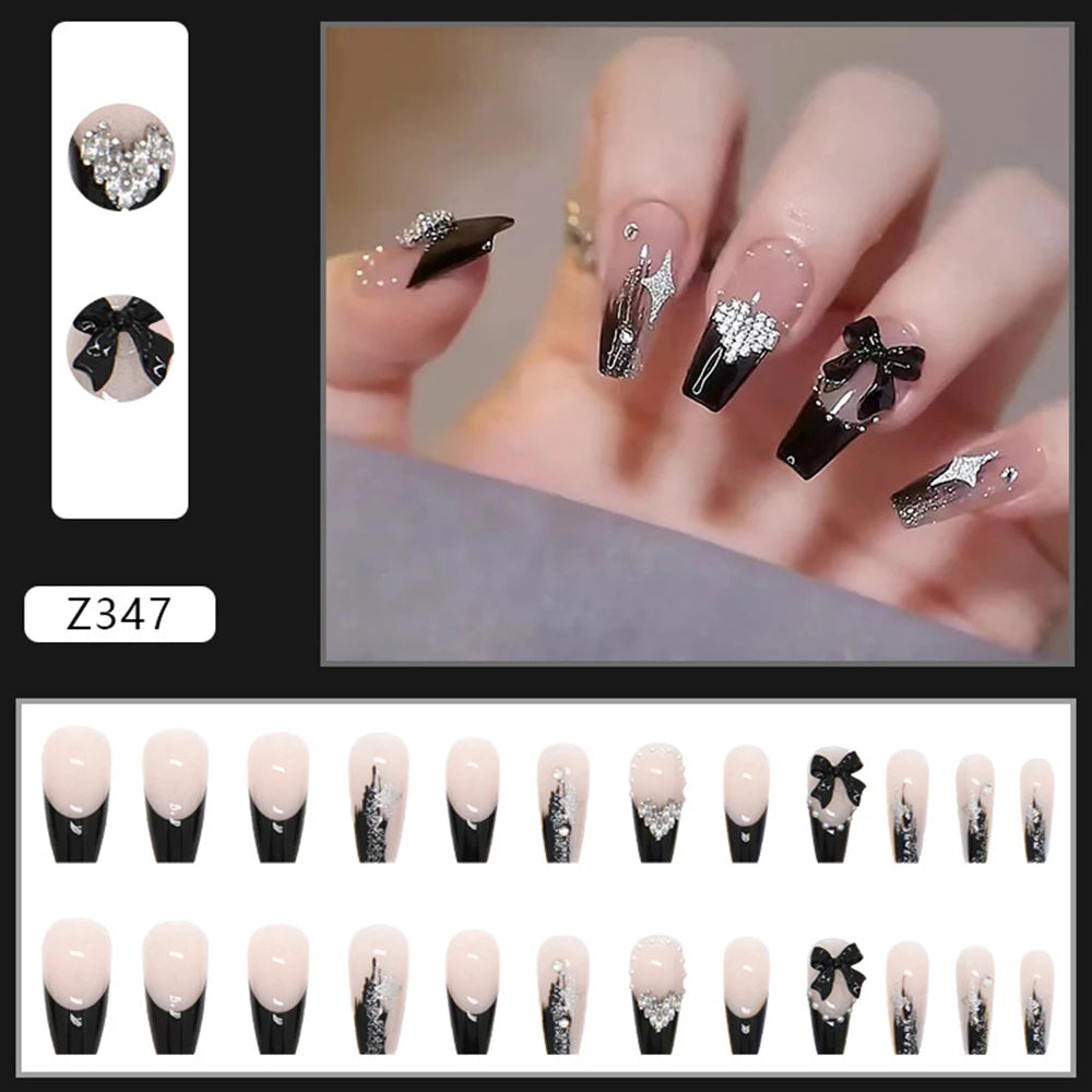 Droped Diamond - Artificial Nails