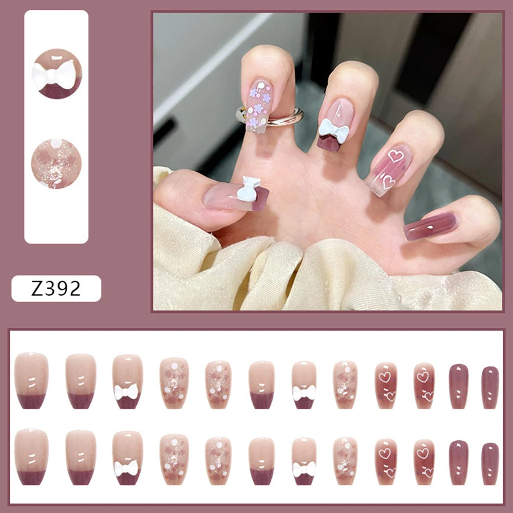 Droped Diamond - Artificial Nails