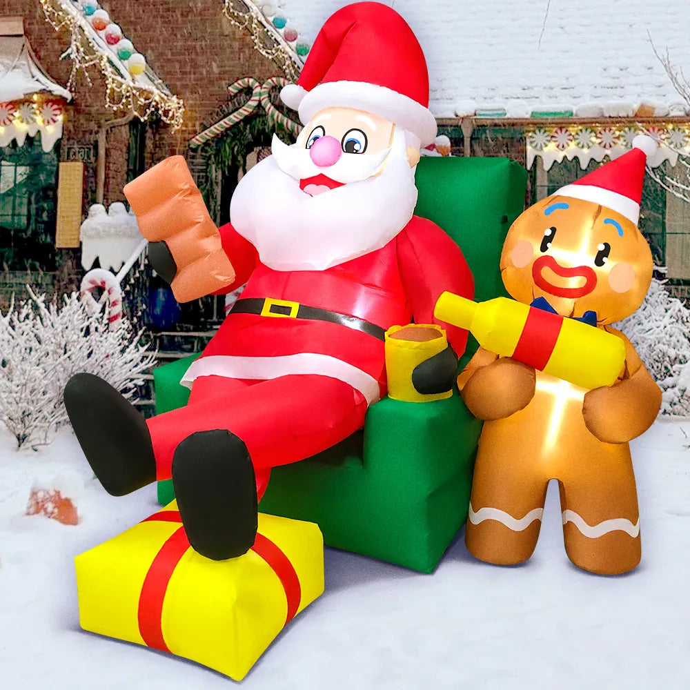 Chistmas Santa Claus Inflatable - Home Decor
