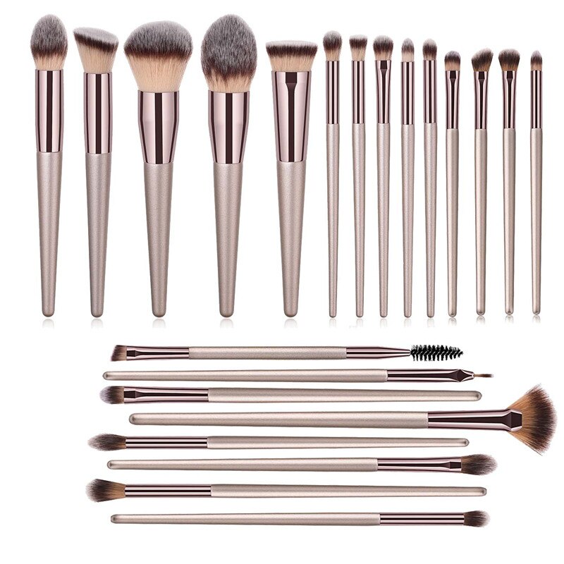 Champagne Premium Synthetic Brushes