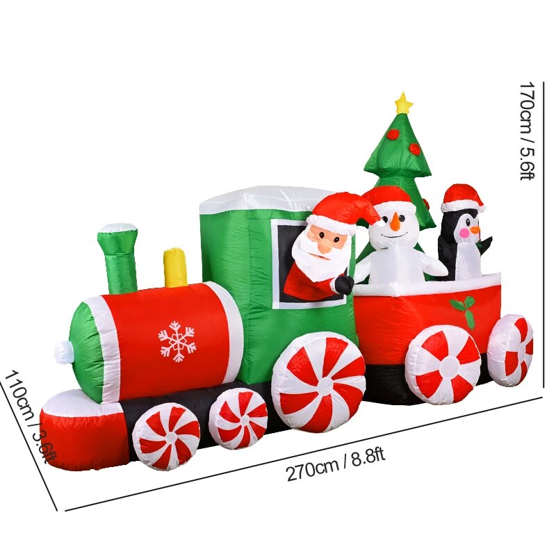 CHRISTMAS TRAIN - INFLATABLE