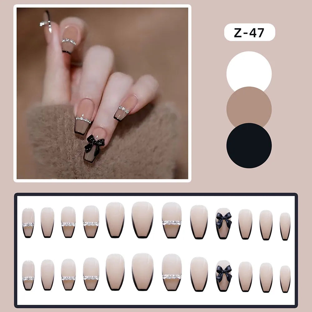 Droped Diamond - Artificial Nails