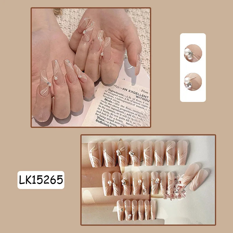 Droped Diamond - Artificial Nails