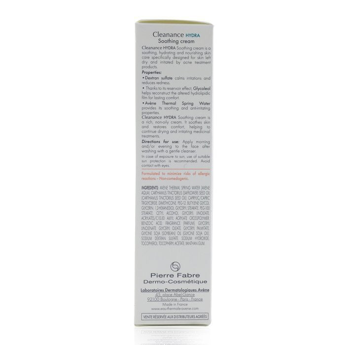 AVENE | Cleanance HYDRA Soothing Cream | All Skin Type