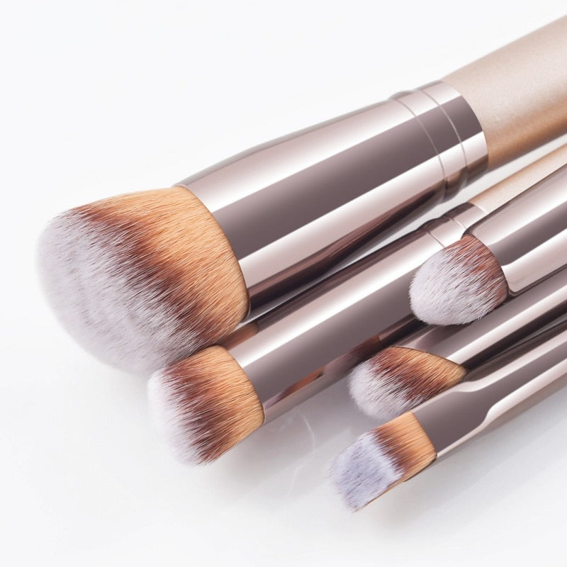 Golden Pink 5-Piece Makeup Brush Kit