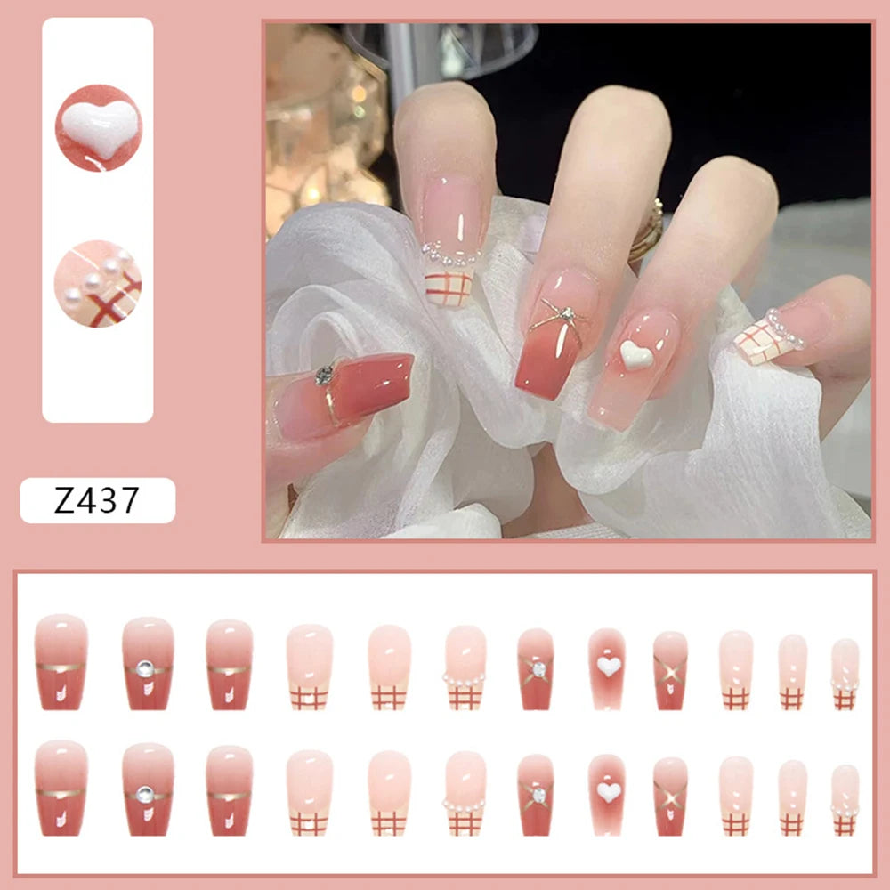 Droped Diamond - Artificial Nails