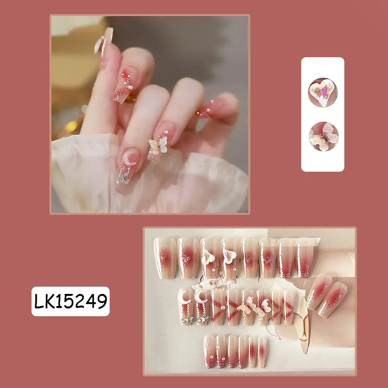 Droped Diamond - Artificial Nails
