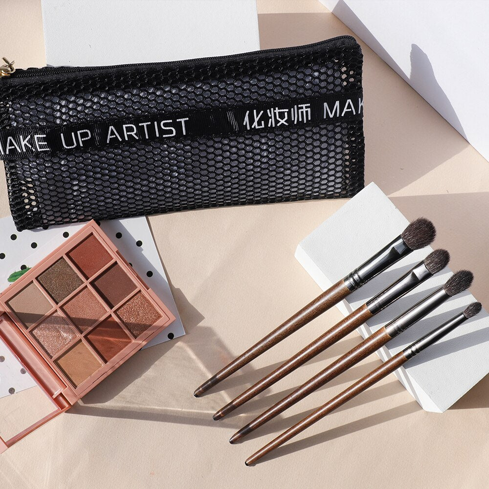 OVW 4Pcs Makeup Brushes cosmetics Tool Powder Eye Shadow Blending Beauty Makeup Brush Sets Maquiagem