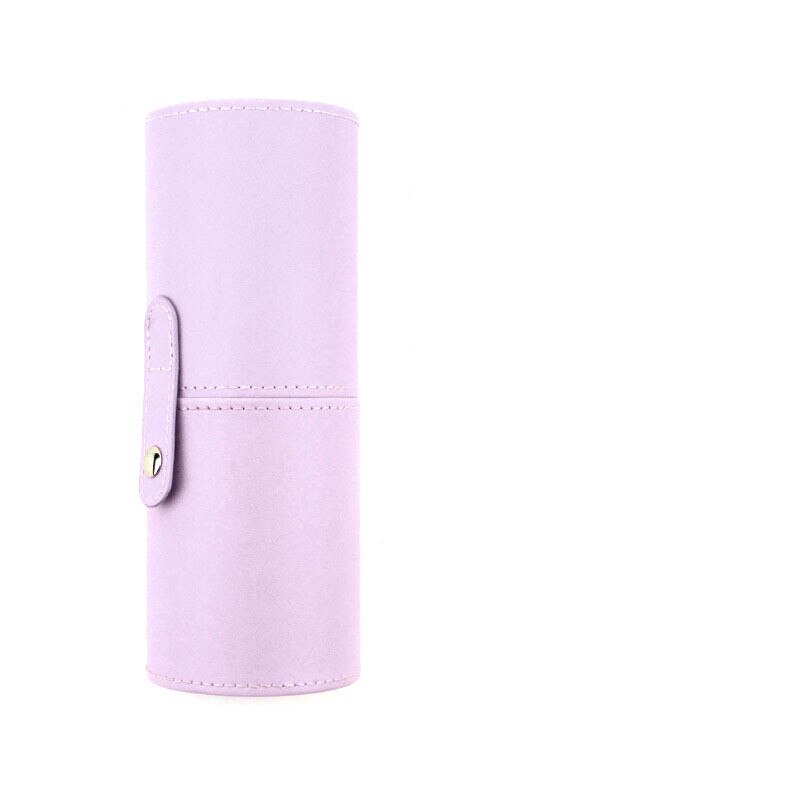 PU Leather Makeup Storage Holder Cosmetic Cup Case Box for Makeup Brush Pen