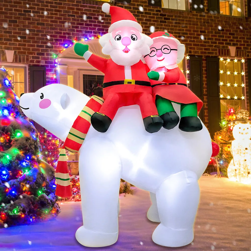 Christmas Santa Claus Inflatable - Home & Garden