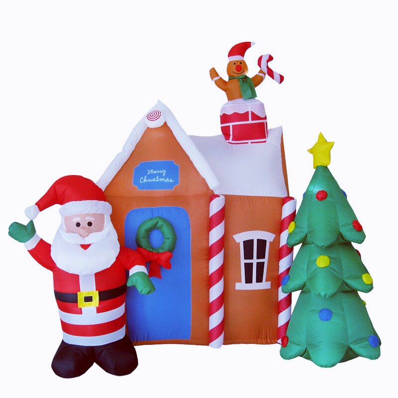 SANTA JINGER BREAD HOUSE - INFLATABLE