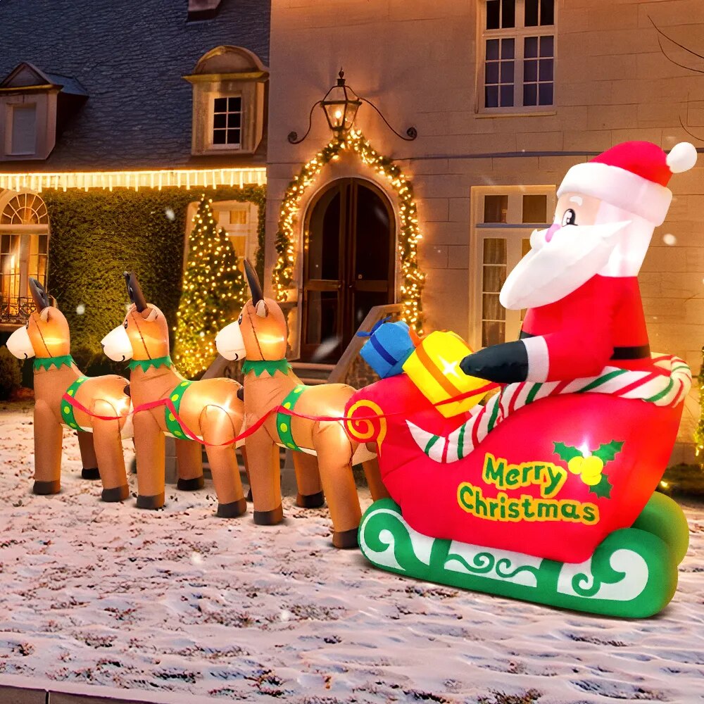 Christmas Santa Claus Inflatable - Home & Garden
