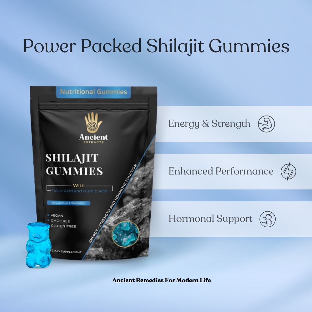 Shilajit Gummies Blueberry Flavour | Health