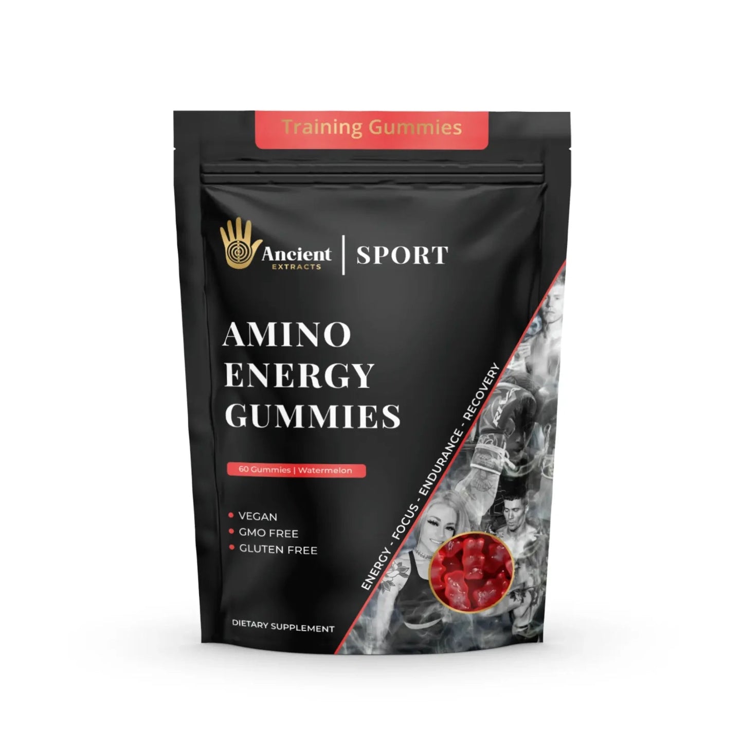 Amino Acid Energy Gummies Watermelon Flavour | Health