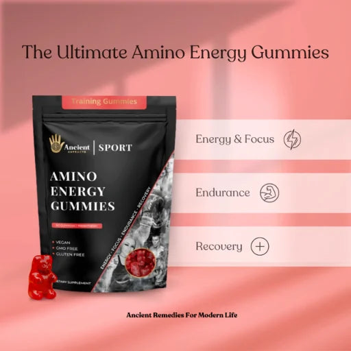 Amino Acid Energy Gummies Watermelon Flavour | Health