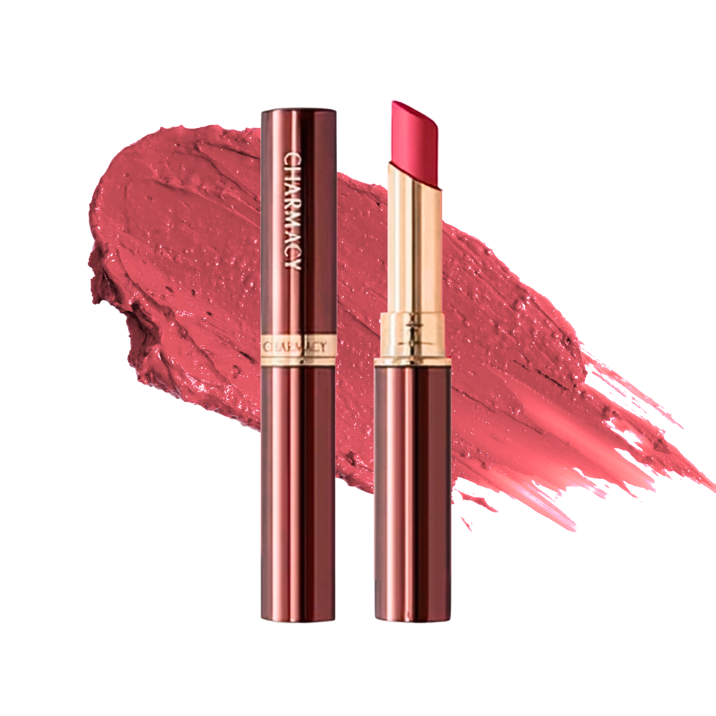 CHARMACY 16 Colors Waterproof Velvet Lipstick Easy To Wear Longstay Lip Stick Long-Lasting Matte Lip Makeup Cosmetic
