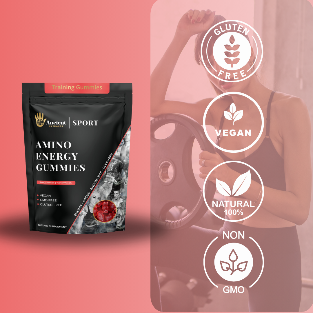 Amino Acid Energy Gummies Watermelon Flavour | Health