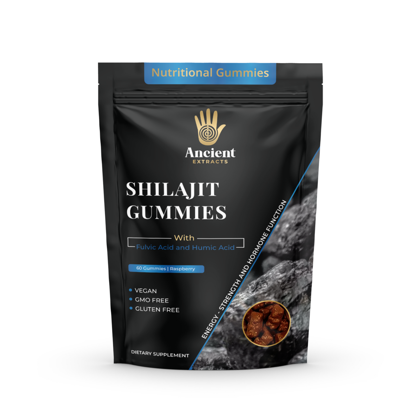 Shilajit Gummies Blueberry Flavour | Health