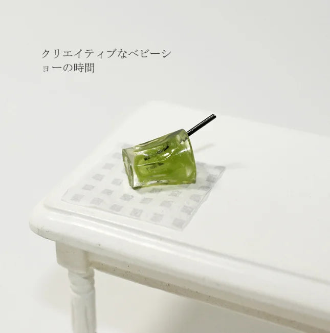 1/6 1/12  Doll House Simulation Miniature Mini Matcha Beverage Cup Model Decor