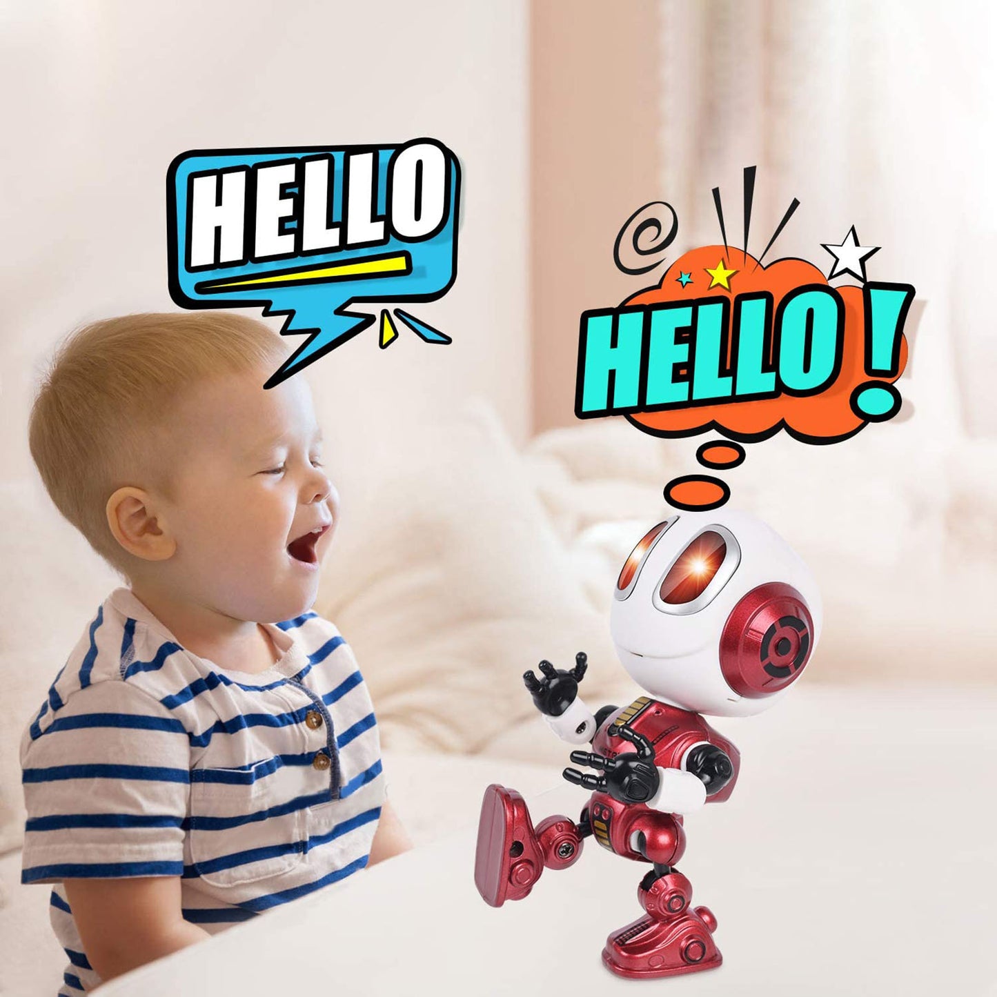 Smart Gesture Robot for Kids 🤖