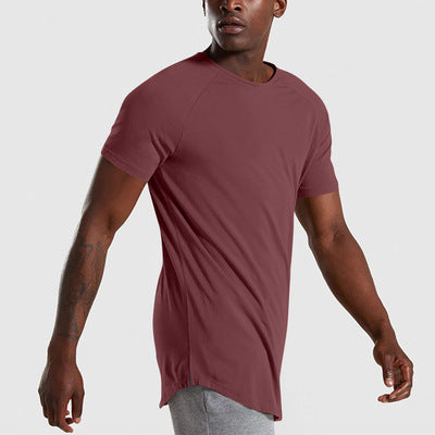 2021 Custom Men's Short Summer Short Sleeve Sports T-Shirts Slim Fit Mens Oem Men T-Shirt