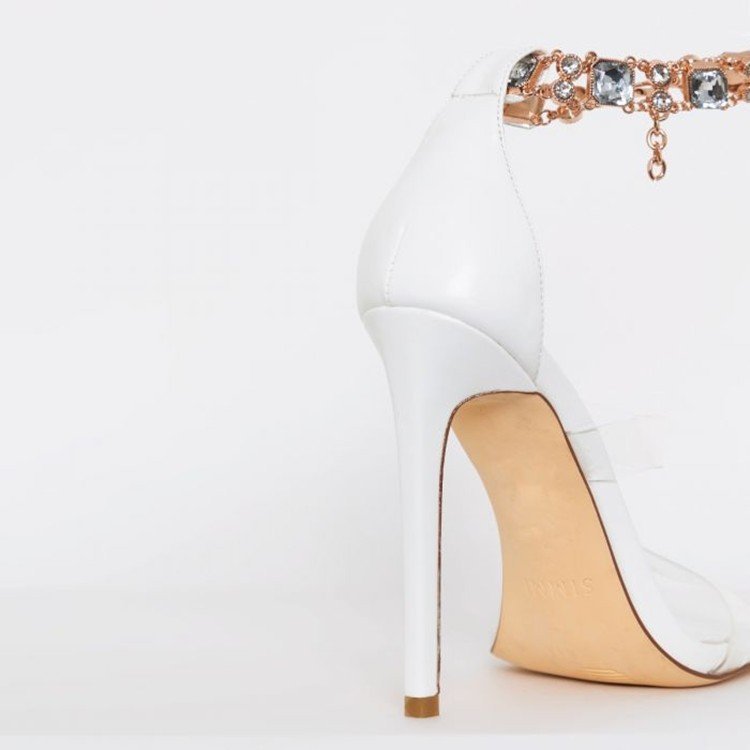 2021 Latest Popular Design Cheap Price Women Sexy Pointed Toe Crystal High Heel Pumps Shoes