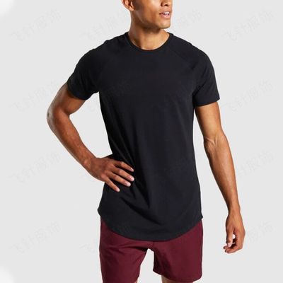 2021 Custom Men's Short Summer Short Sleeve Sports T-Shirts Slim Fit Mens Oem Men T-Shirt