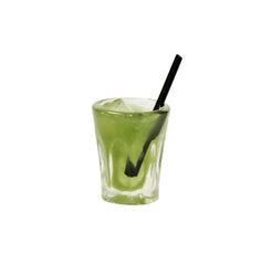 1/6 1/12  Doll House Simulation Miniature Mini Matcha Beverage Cup Model Decor