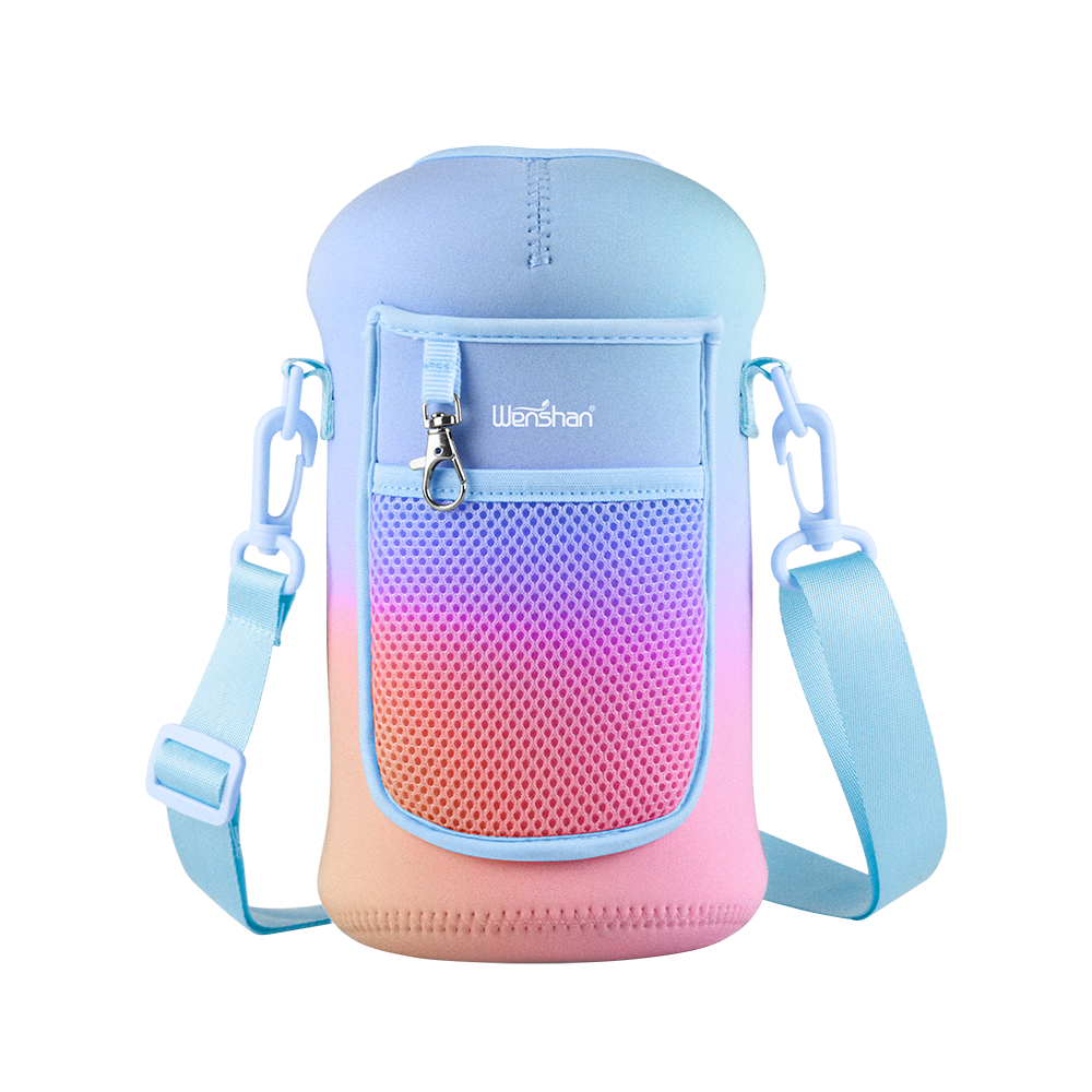 2.2L PETG Material Plastic Water Bottle Gallon Water Bottle Custom Color OEM Logo DIY Sleeve