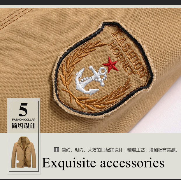 2020 OEM Wholesale Cotton Jacket Winter Men Lapel Plush Thicken Plus Size Jackets Business Gentleman Jeans Jackets Men