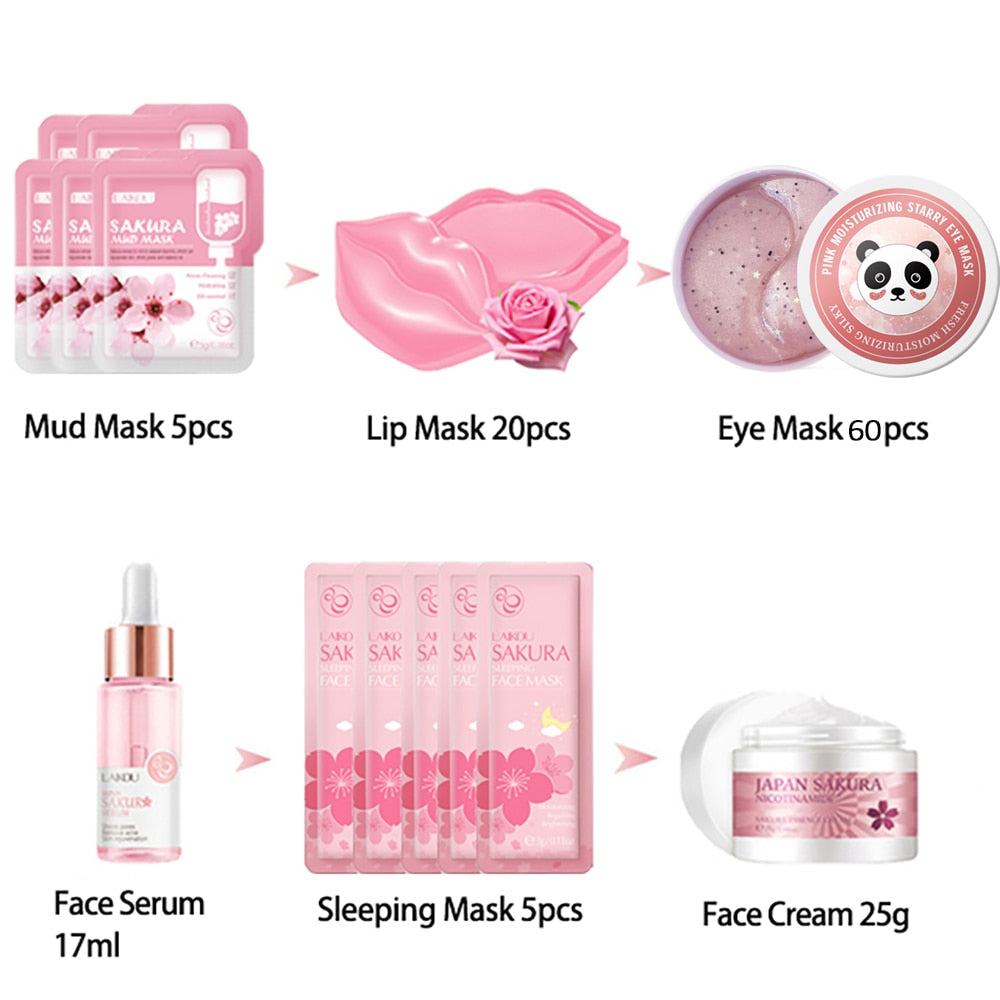 Sakura Skin Care Set