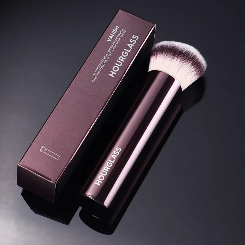 1 Piece Angled Foundation Makeup Brushes Liquid Foundation Make Up Brush Exquisite Professional Cosmetic Tool Metal Handle
